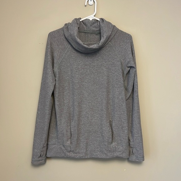 Lululemon Make A Move Long Sleeve in Heathered Battleship - Picture 3 of 10